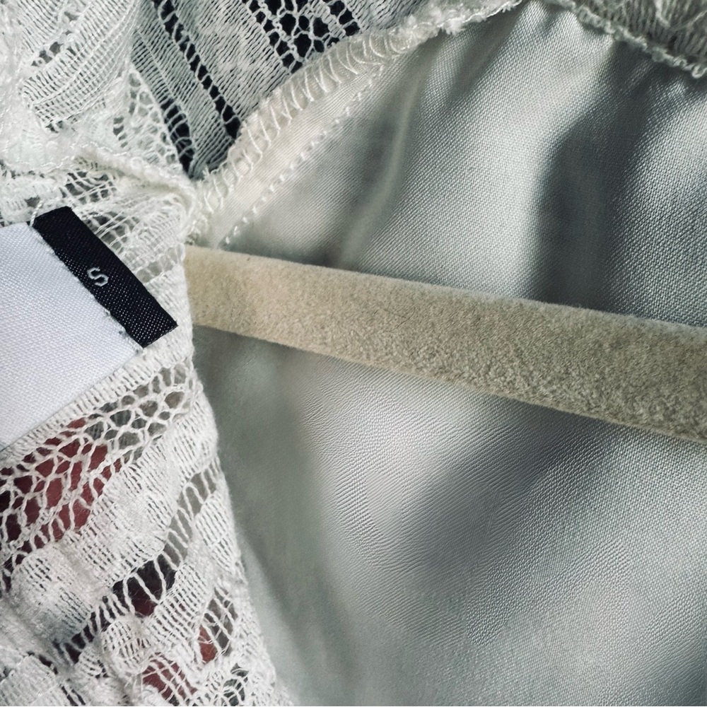 Dolce Vita White Mini Dress - Size S  👰🌸 - Picture 7 of 14